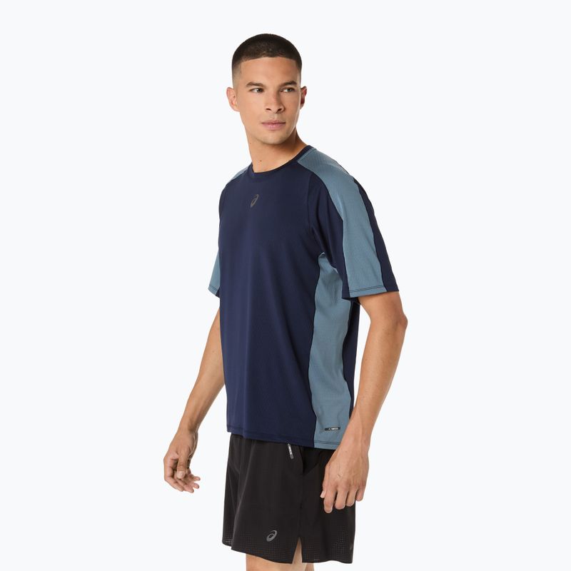 Pánske bežecké tričko ASICS Fujitrail Elite SS Top midnight/ironclad 4