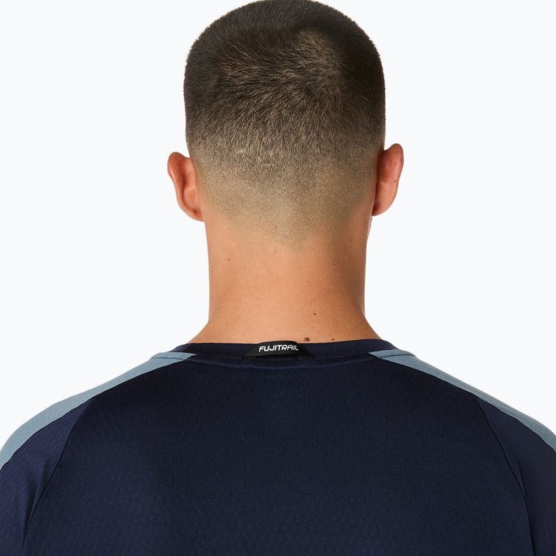 Pánske bežecké tričko ASICS Fujitrail Elite SS Top midnight/ironclad 6