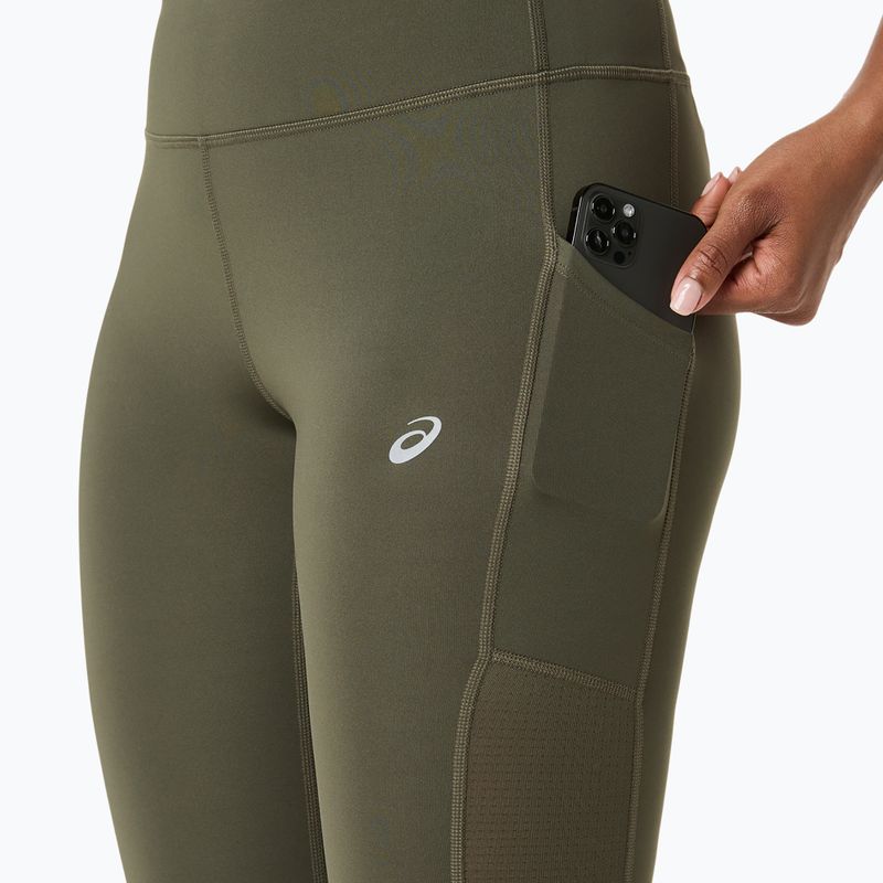 Dámske bežecké legíny ASICS Core Tight dark olive 4