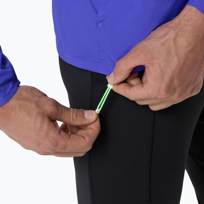 Pánske bežecké tričko ASICS Road All Over Print Singlet cobalt burst/illuminate green 12