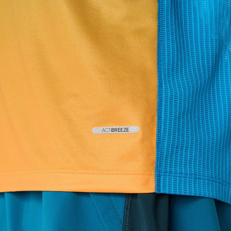 Pánske bežecké tričko ASICS Road Fade Singlet Aegean Blue/Yamabuki 6