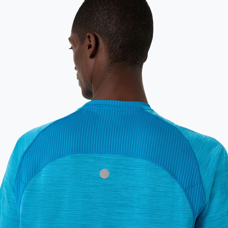 Pánske bežecké tričko ASICS Road Aegean Blue 6