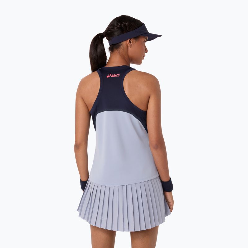 Dámske tenisové tričko ASICS Match Tank W grey/blue 3