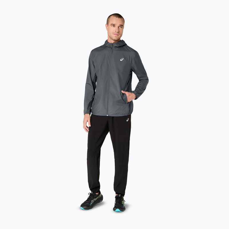 Pánska bežecká bunda ASICS Core performance steel grey 2