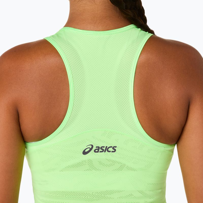 Dámske tenisové tričko ASICS Match Jaquard Crop Top W illuminate green 7