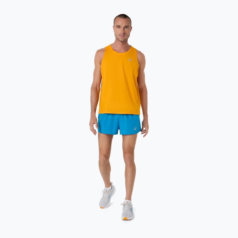 Pánske bežecké tričko ASICS Core Singlet yellow 2