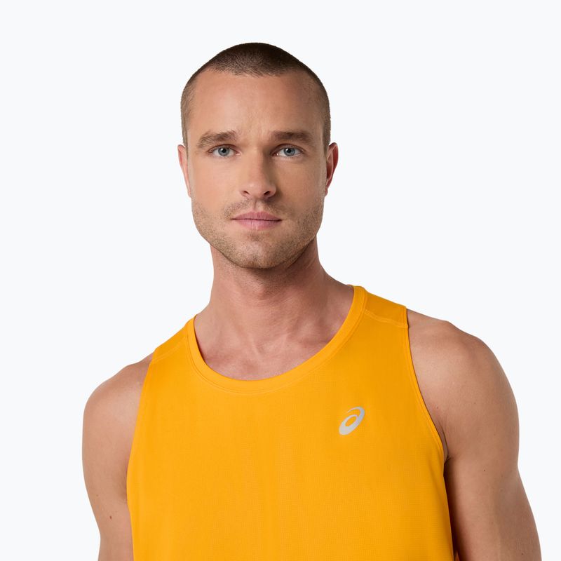 Pánske bežecké tričko ASICS Core Singlet yellow 5