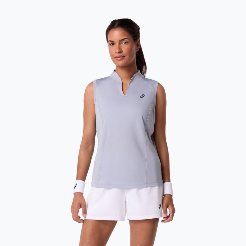 Dámske tenisové tričko ASICS Court Tank W grey/blue