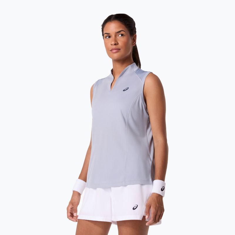 Dámske tenisové tričko ASICS Court Tank W grey/blue 5