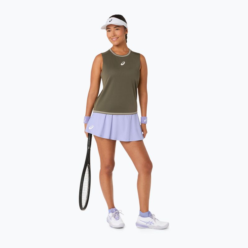 Dámske tenisové tričko ASICS Game Sleeveless Top W dark olive 2