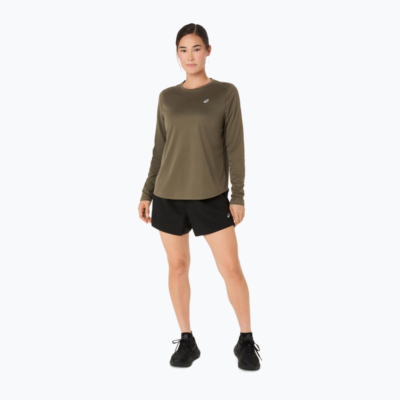 Dámske bežecké tričko longsleeve ASICS Core LS Top dark olive 2