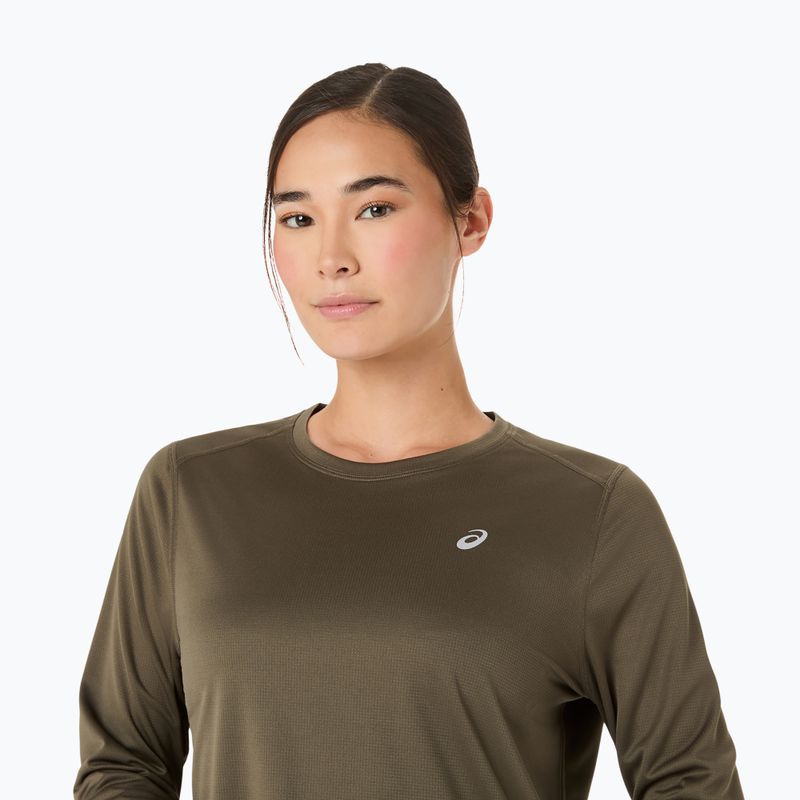 Dámske bežecké tričko longsleeve ASICS Core LS Top dark olive 5