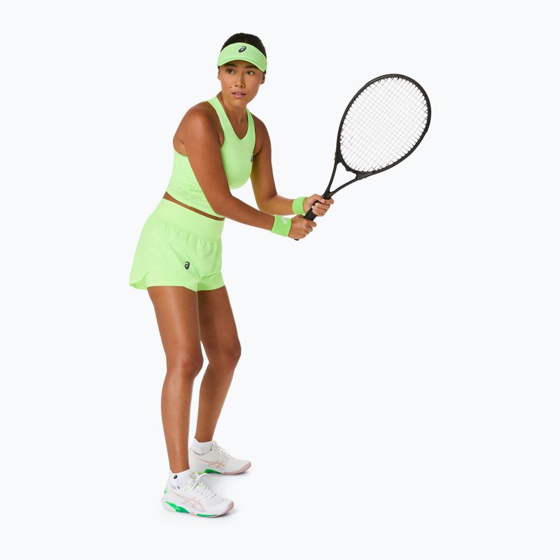 Dámske tenisové šortky ASICS Match Laser Cut W illuminate green 2