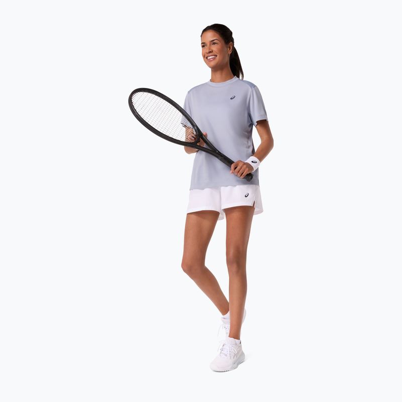Dámske tenisové tričko ASICS Court Top W grey/blue 2