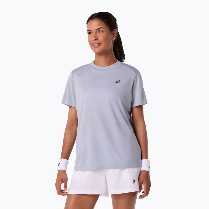 Dámske tenisové tričko ASICS Court Top W grey/blue 4