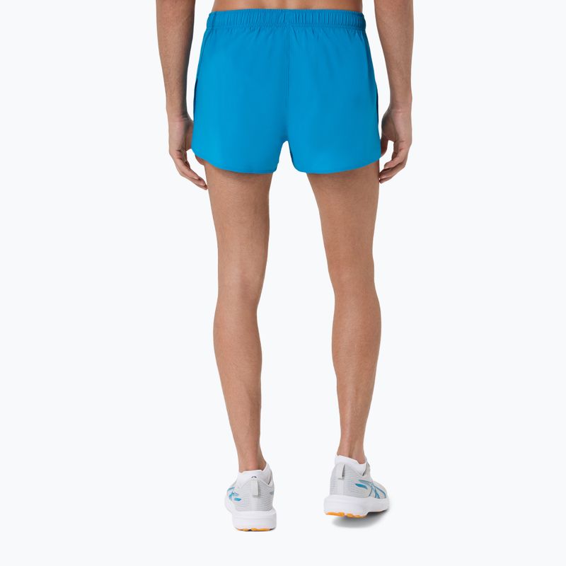 Pánske bežecké šortky ASICS Core Split Short Aegean Blue 3