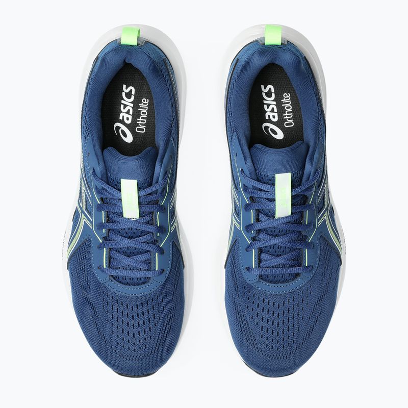 Pánske bežecké topánky ASICS Gel-Contend 9 twilight blue/illuminate green 6