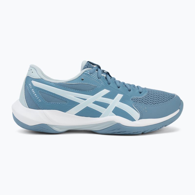 Pánske volejbalové topánky ASICS Gel-Rocket 12 lichen rock/tranquil teal 2