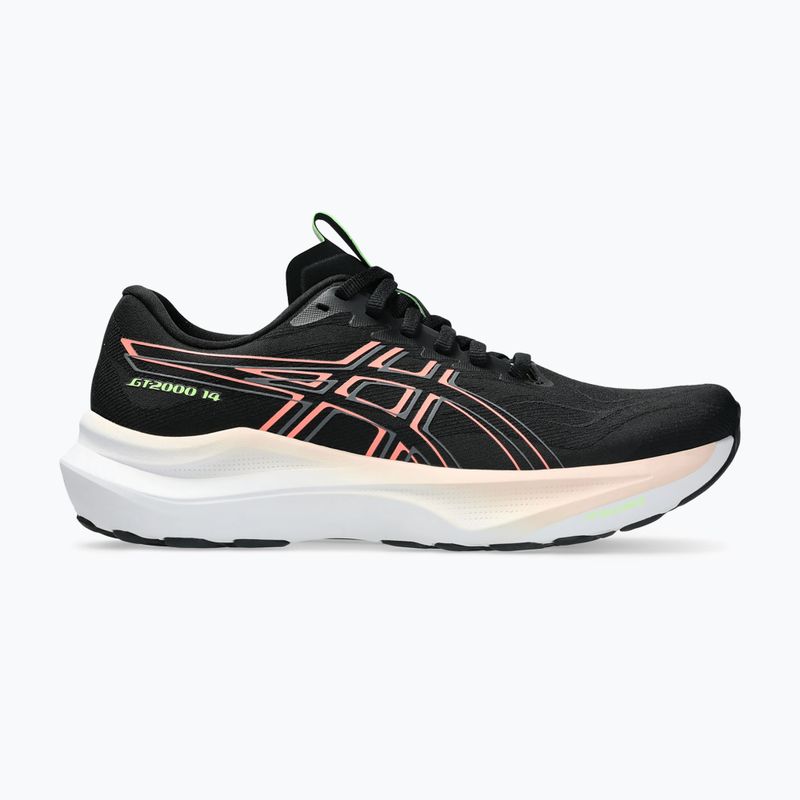 Dámske bežecké topánky Asics GT-2000 14 black/sun coral 8