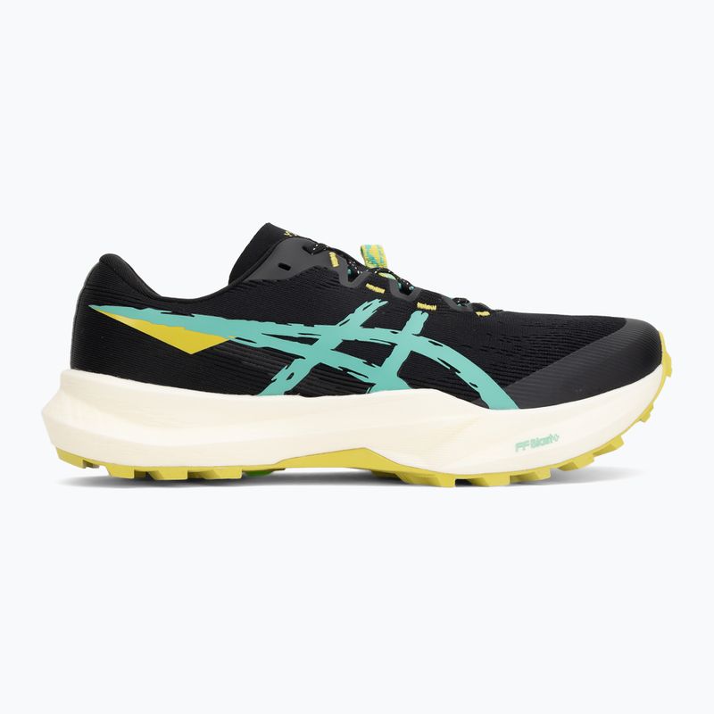Pánske bežecké topánky ASICS Fuji Lite 6 black/aurora green 2