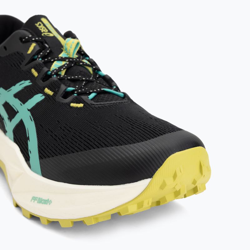 Pánske bežecké topánky ASICS Fuji Lite 6 black/aurora green 7