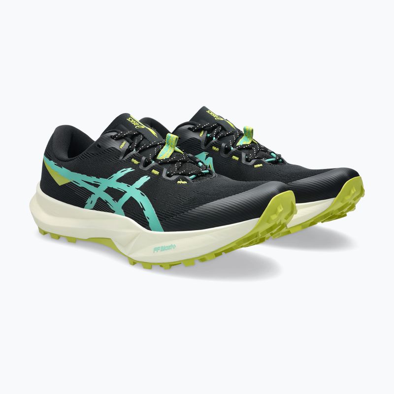 Pánske bežecké topánky ASICS Fuji Lite 6 black/aurora green 10