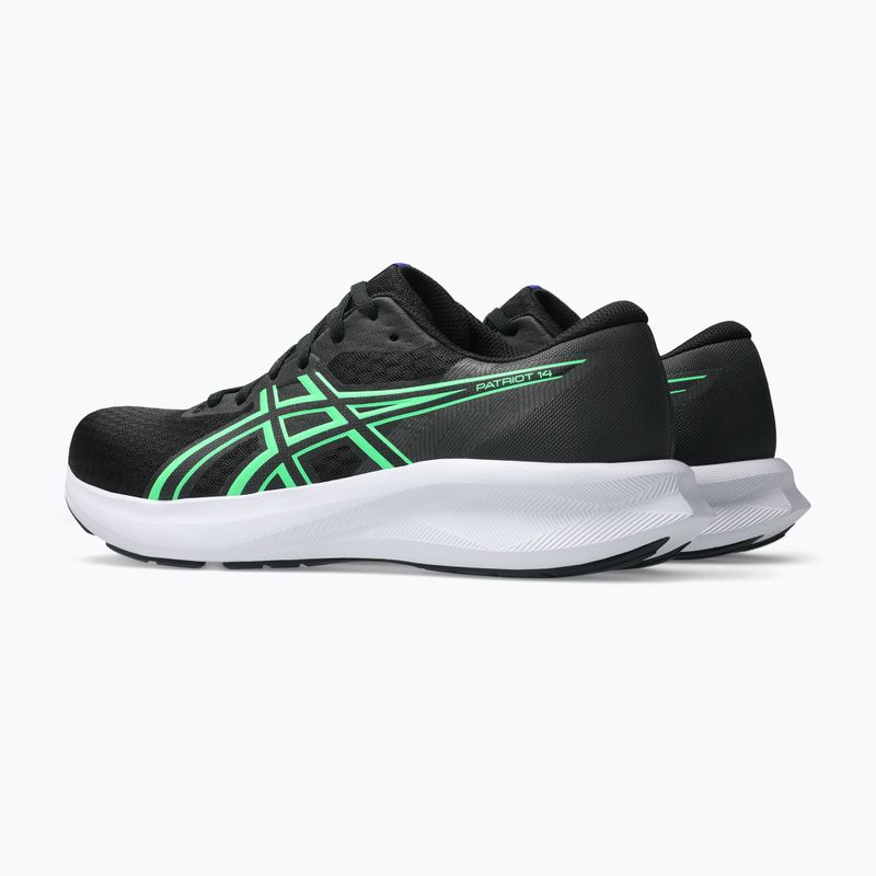 Pánske bežecké topánky ASICS Patriot 14 black/vital green 4