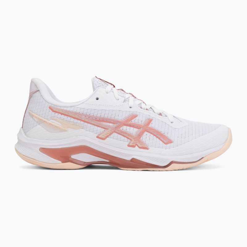 Dámske volejbalové topánky ASICS Netburner Ballistic FF 4 white/rose red 2