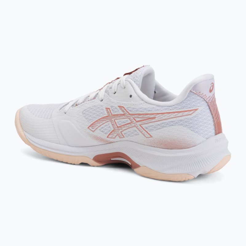 Dámske volejbalové topánky ASICS Netburner Ballistic FF 4 white/rose red 3