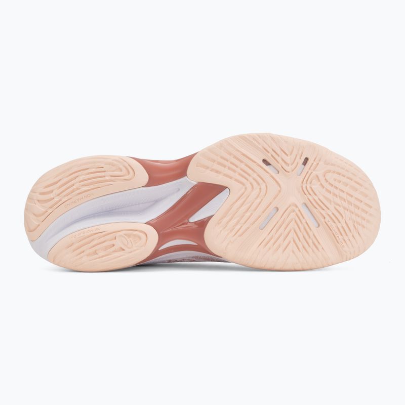 Dámske volejbalové topánky ASICS Netburner Ballistic FF 4 white/rose red 4