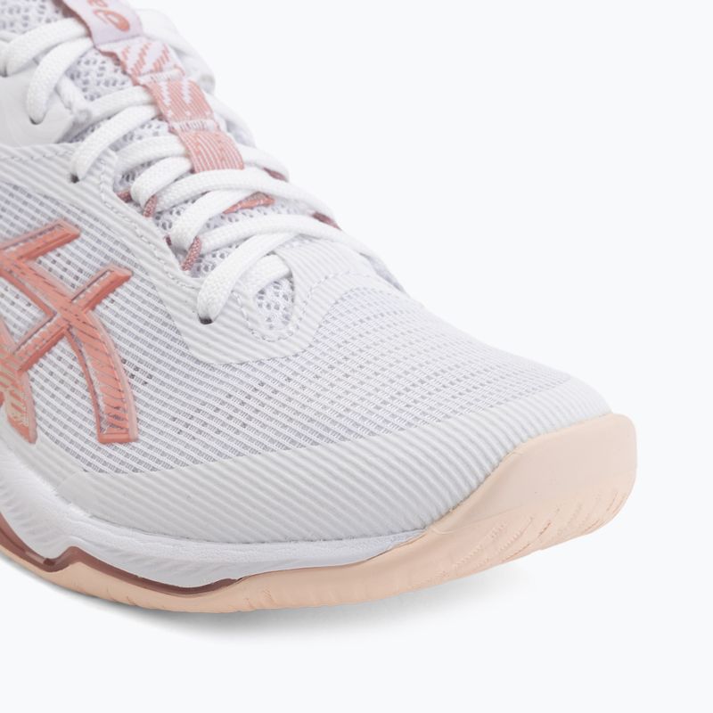 Dámske volejbalové topánky ASICS Netburner Ballistic FF 4 white/rose red 7
