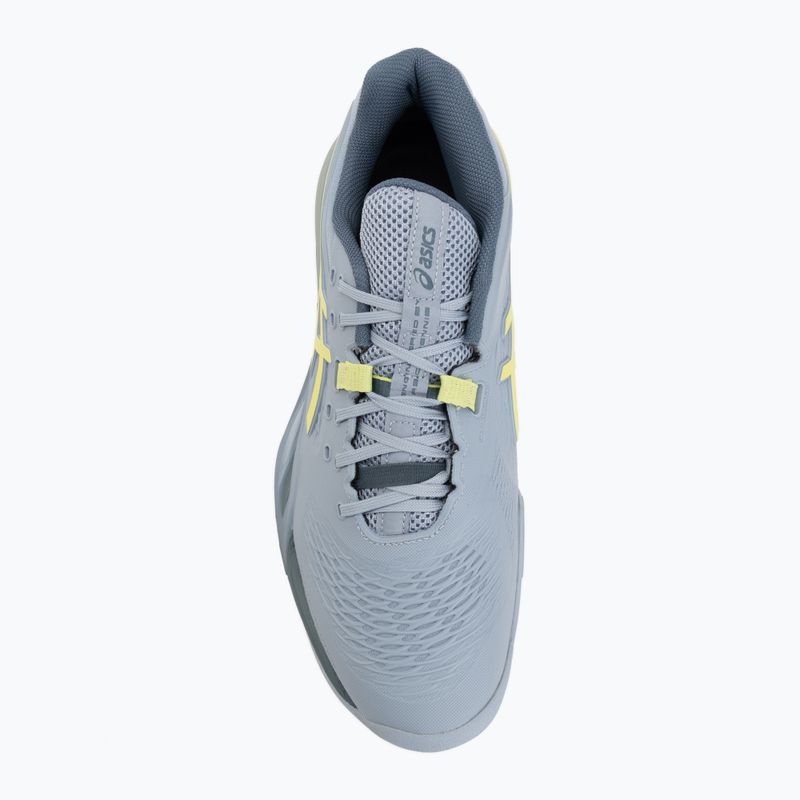 Pánska tenisová obuv ASICS Gel-Resolution X grey blue/pistachio 5