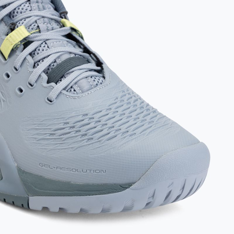 Pánska tenisová obuv ASICS Gel-Resolution X grey blue/pistachio 7