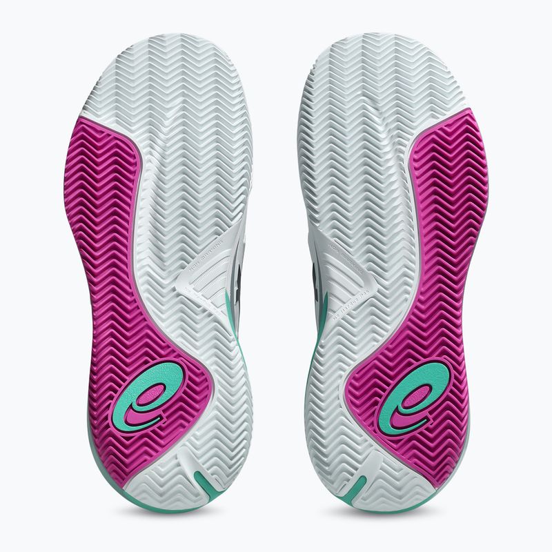 Pánske tenisové topánky ASICS Gel-Resolution X Clay white/aurora green 14