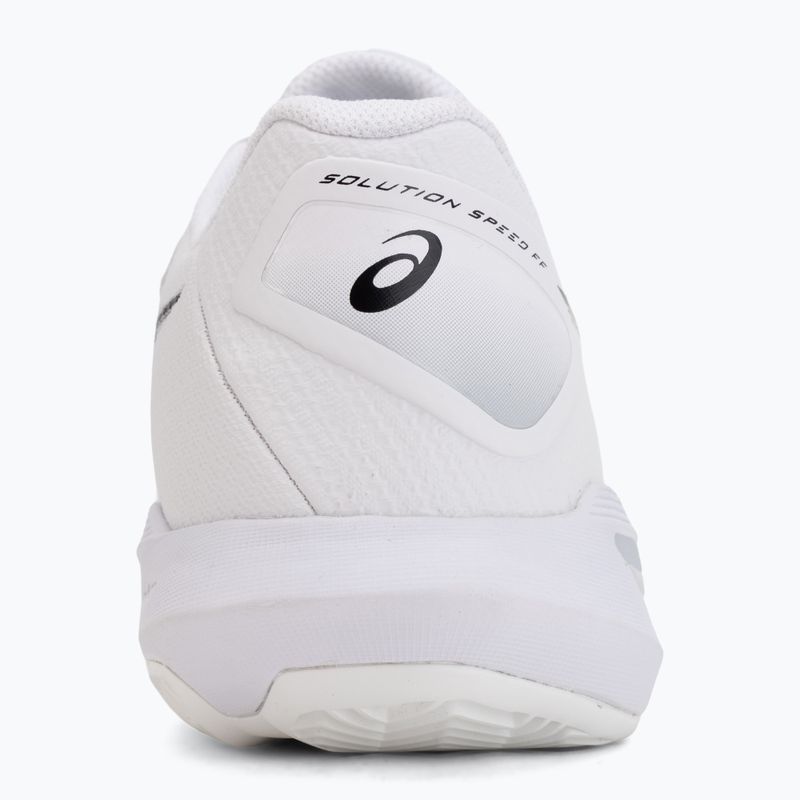 Pánske tenisové topánky ASICS Solution Speed FF 4 Clay white/black 6