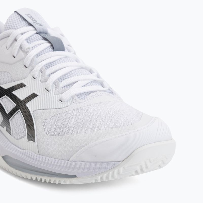 Pánske tenisové topánky ASICS Solution Speed FF 4 Clay white/black 7