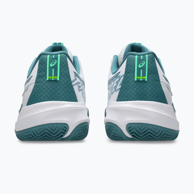 Pánske padelové topánky Asics Gel-Challenger 15 Padel white/misty pine 5