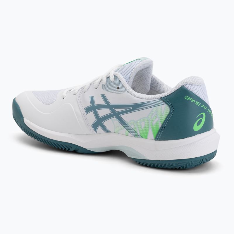 Pánske padelové topánky Asics Game FF Padel white/misty pine 3