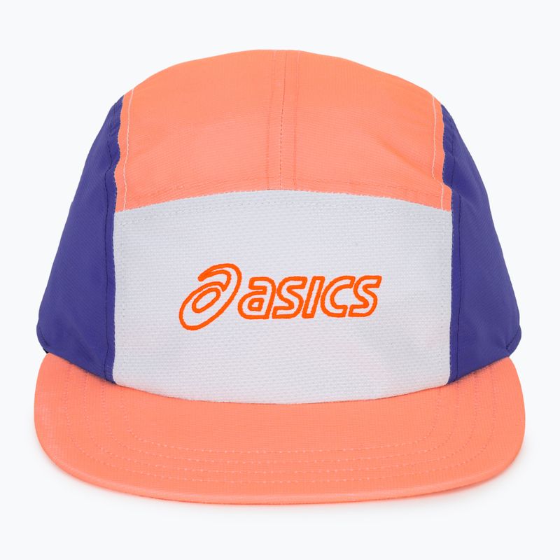 Šiltovka ASICS Performance Running 5 Panel sun coral/brilliant white 2