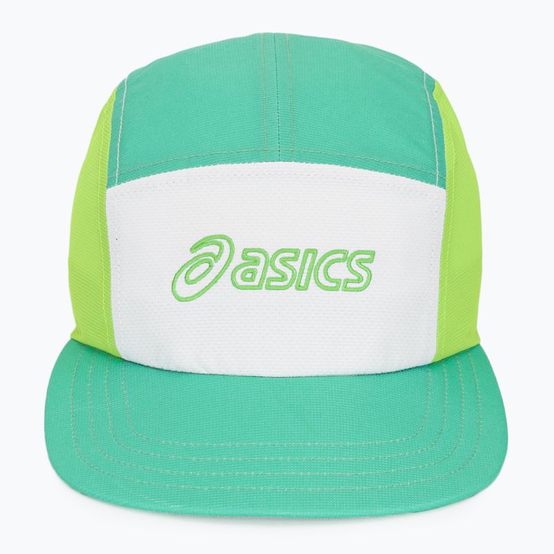 Šiltovka ASICS Performance Running 5 panel aurora green/cream 2