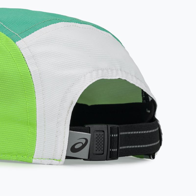 Šiltovka ASICS Performance Running 5 panel aurora green/cream 4