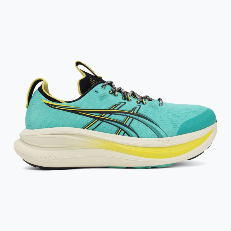 Pánske bežecké topánky ASICS Gel-Nimbus 28 TR aurora green/black 2