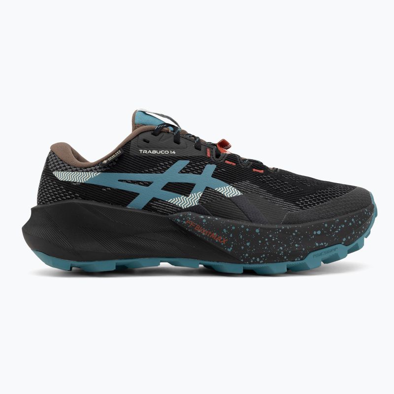 Pánske bežecké topánky ASICS Trabuco 14 GTX black/misty pine 3