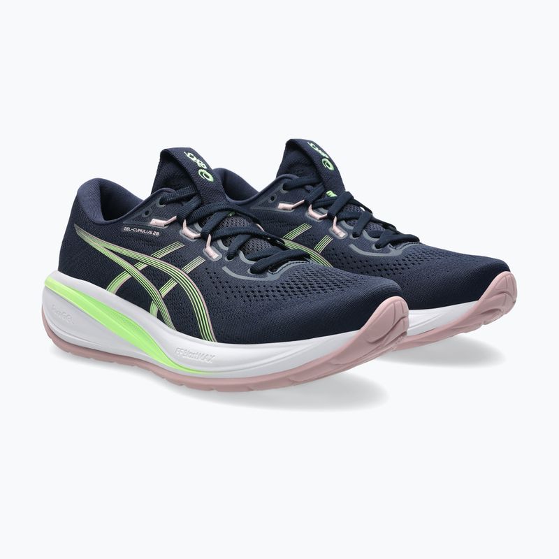 Dámske bežecké topánky ASICS Gel-Cumulus 28 midnight/illuminate green 3