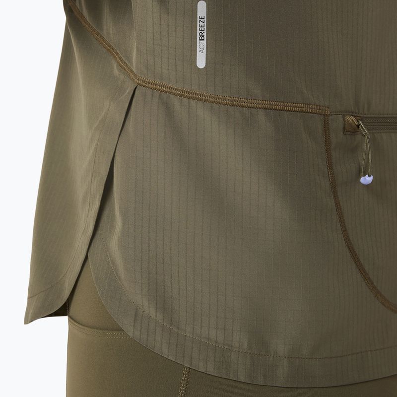 Dámska bežecká bunda ASICS Nagino Run Adjustable dark olive 11