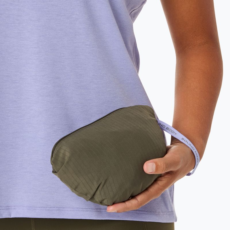 Dámska bežecká bunda ASICS Nagino Run Adjustable dark olive 13