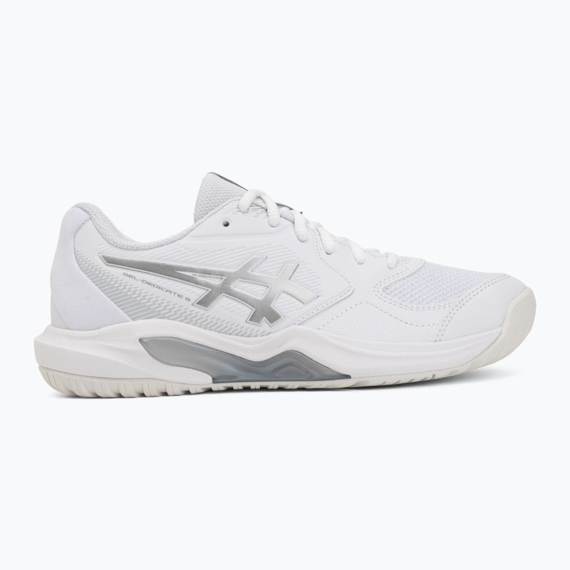 Dámske tenisové topánky ASICS Gel-Dedicate 9 In white/pure silver 2