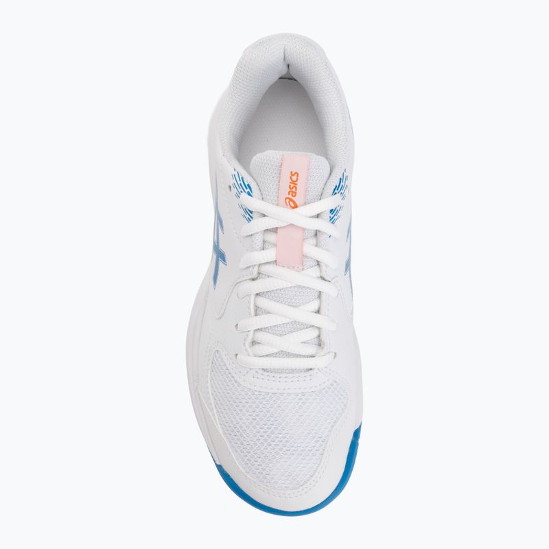Detské tenisové topánky ASICS Gel-Dedicate 9 GS white/directoire blue 5