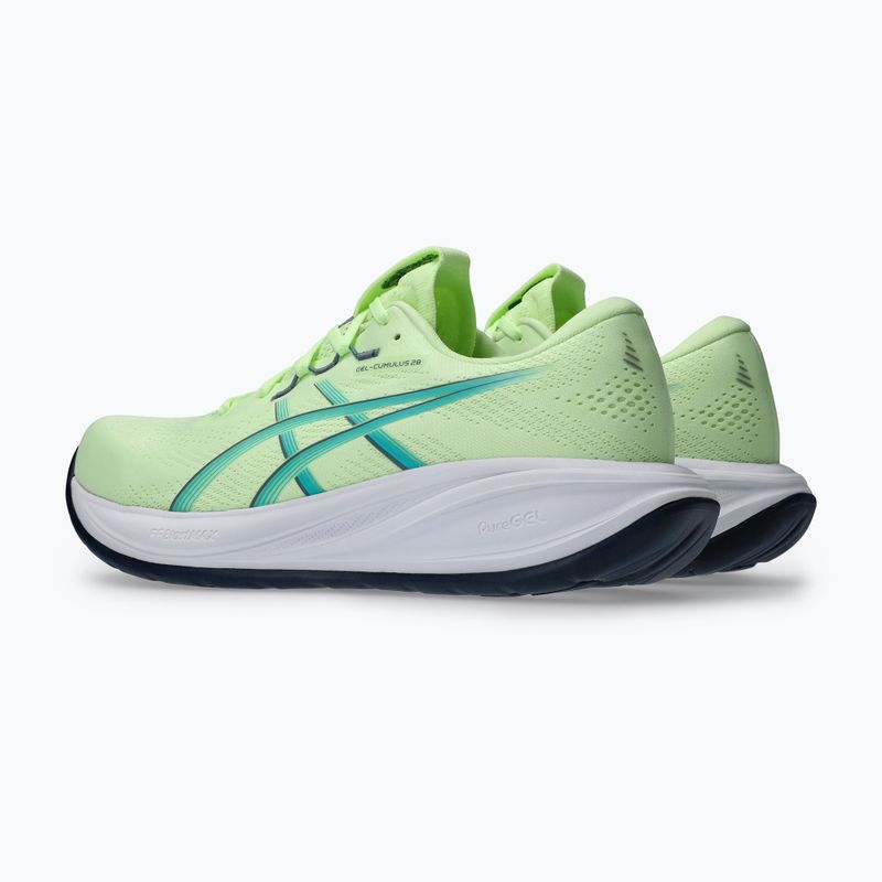 Pánske bežecké topánky ASICS Gel-Cumulus 28 illuminate yellow/energy aqua 3