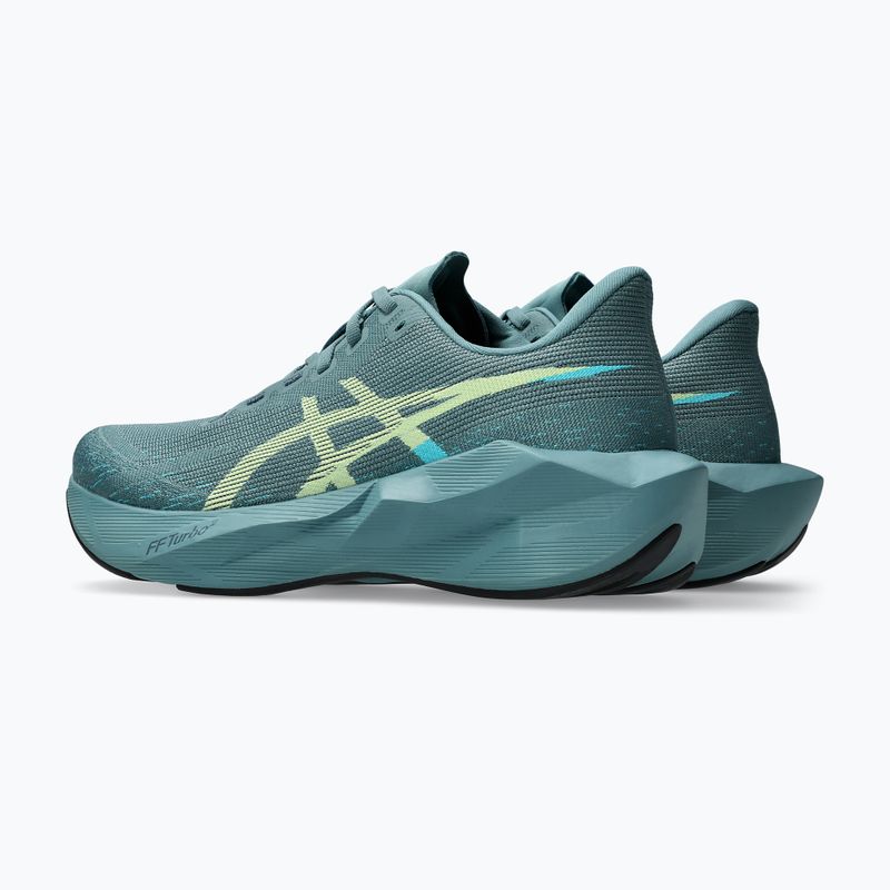 Pánske bežecké topánky ASICS Novablast 6 foggy teal/illuminate yellow 4
